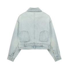 Reconstructed Jeans Denim Jacket