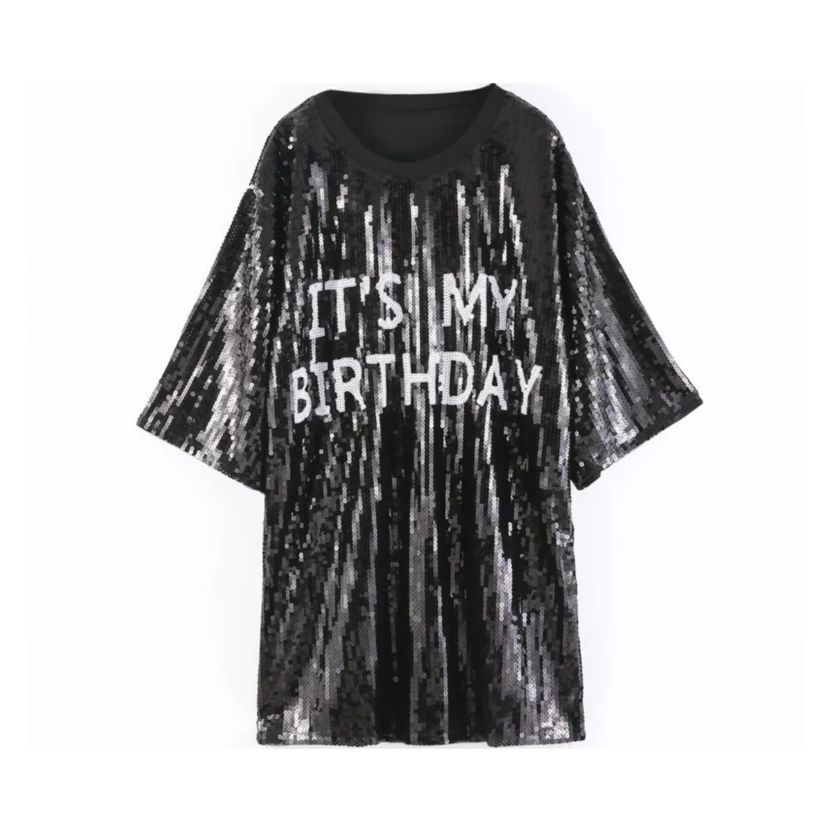 Pre Order:  Bday Sequins Loose T-shirt