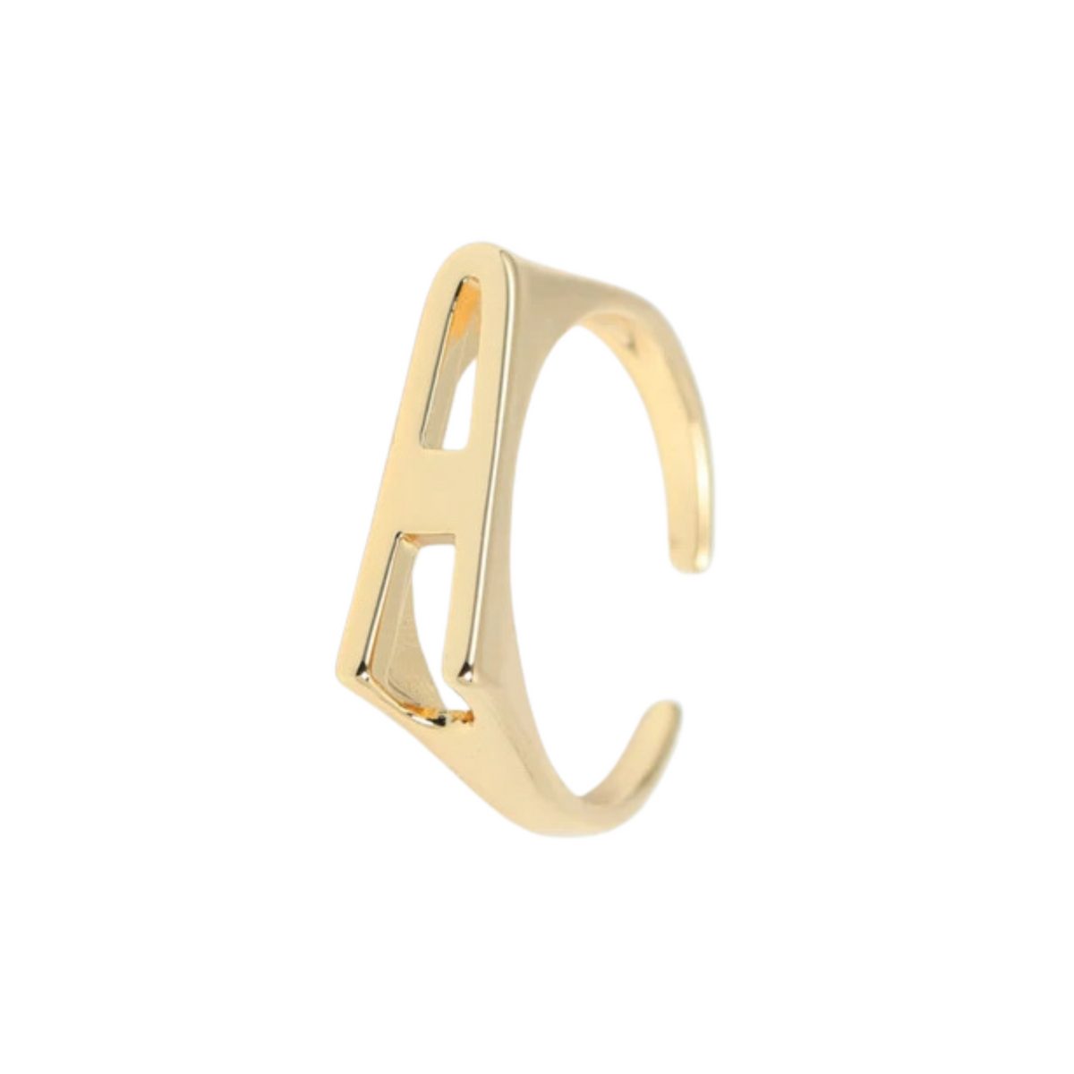 Alphabet Adjustable Copper Rings