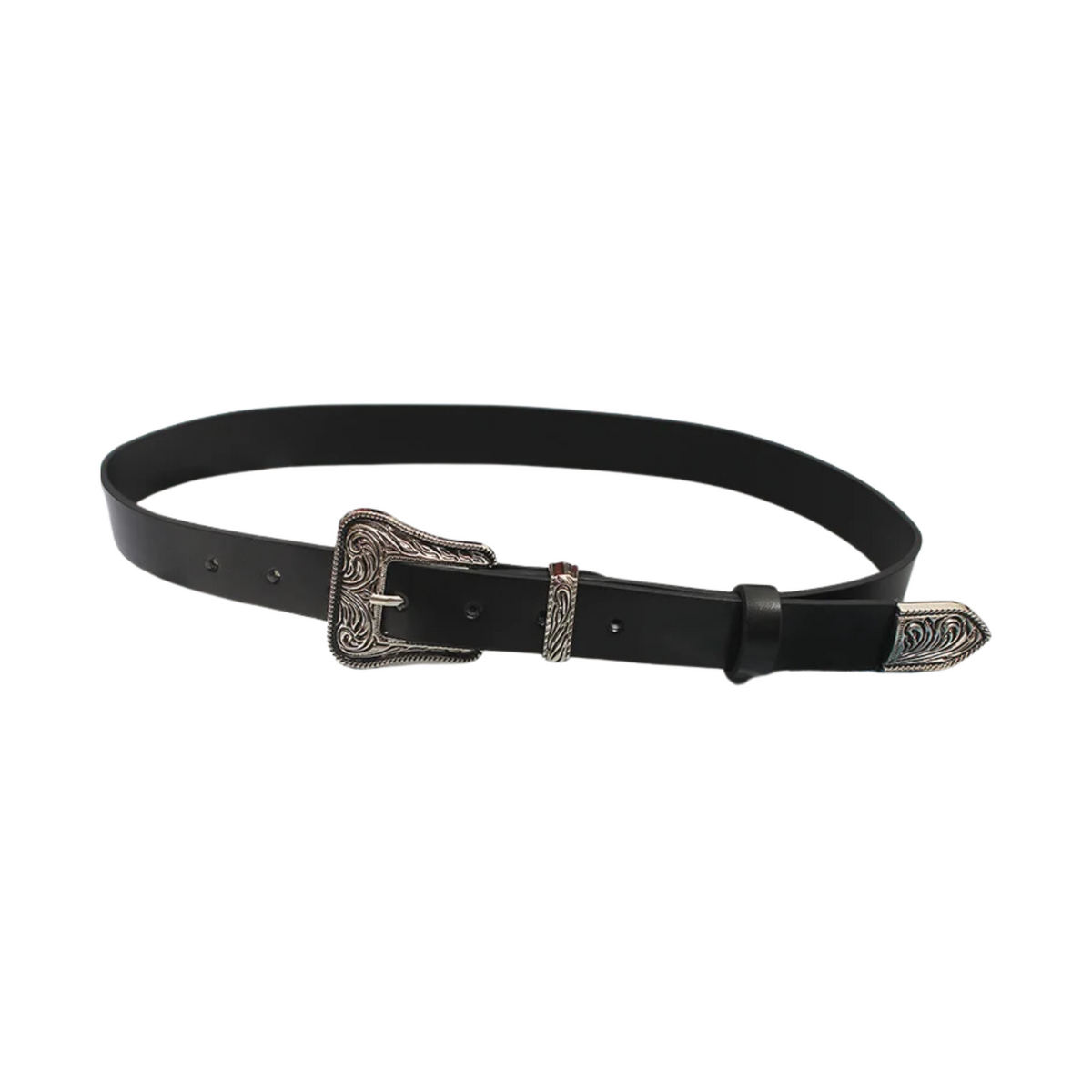 Decorative Buckle Leather Belt
