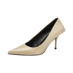 Pointed-Toe Shallow Mouth Office Shoes