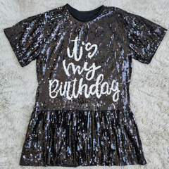 It's My Birthday Sequined Mini Dress