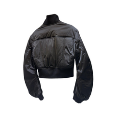 Turtleneck Welt Pocket Bomber Jacket