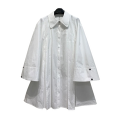 Pleated Loose Long Sleeve Dress