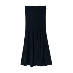 Viscose Knitted Mid-Length Skirts