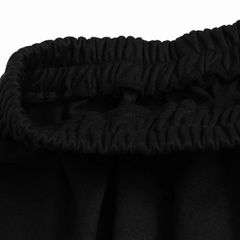 Patchwork Elastic Waist Skirt