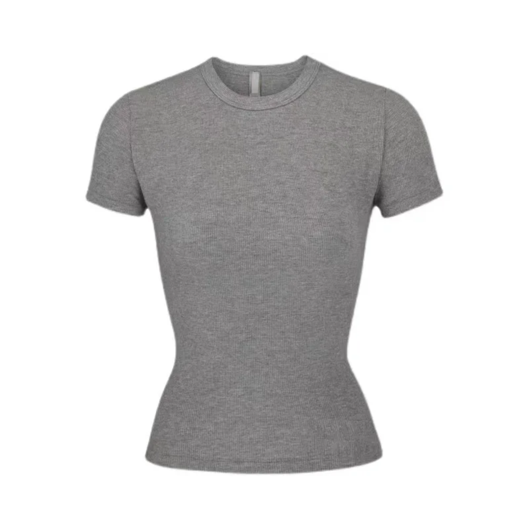 Elastic Slim Fit Round Neck T-shirt