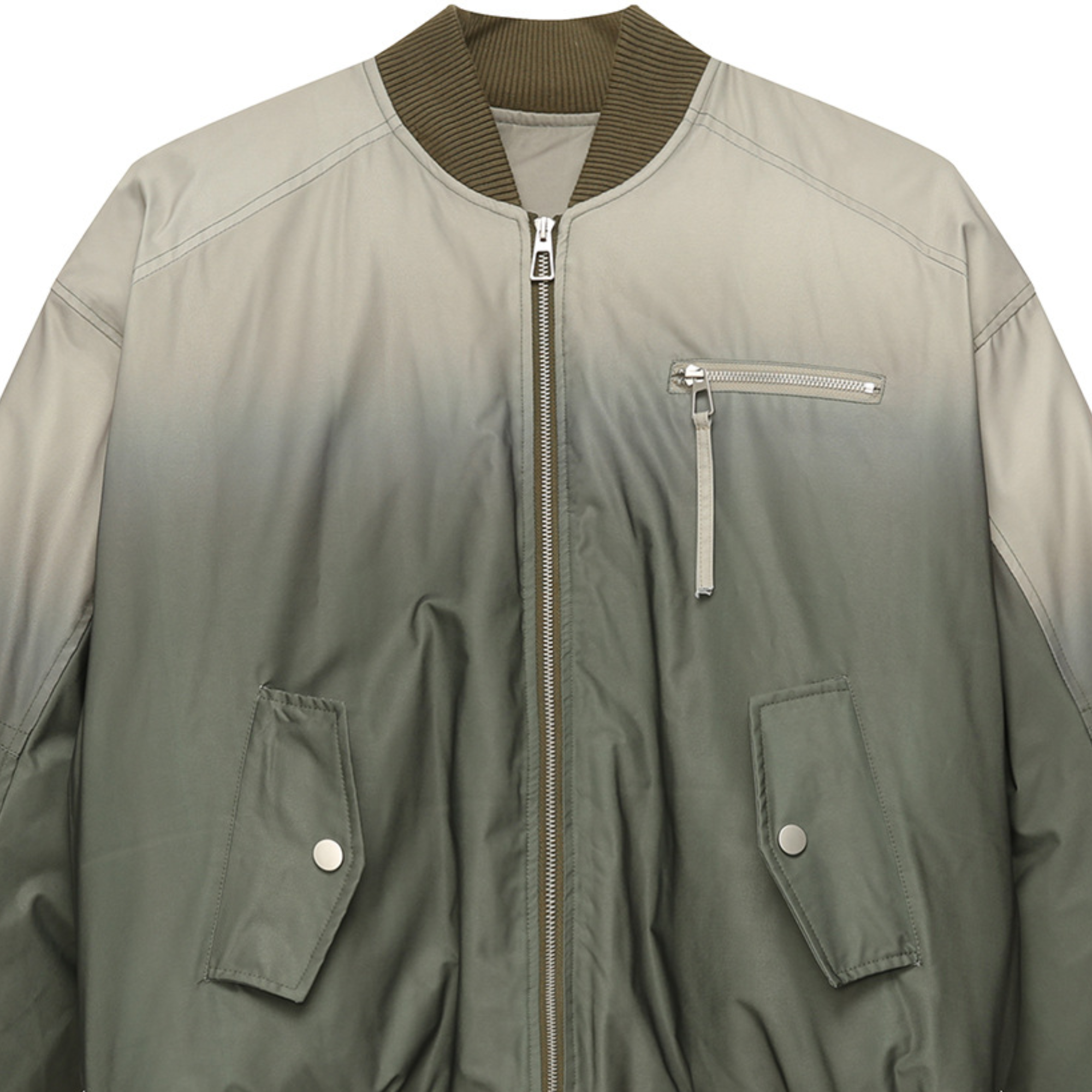 Gradient Color Loose Jacket