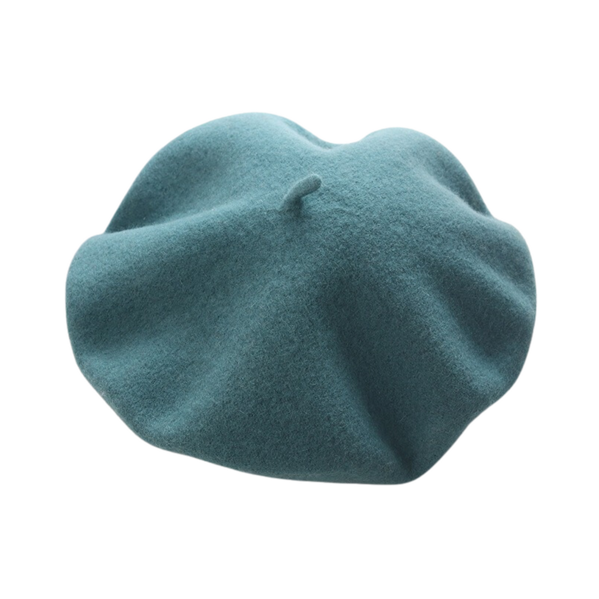 Round Top Knitted Wool Beret