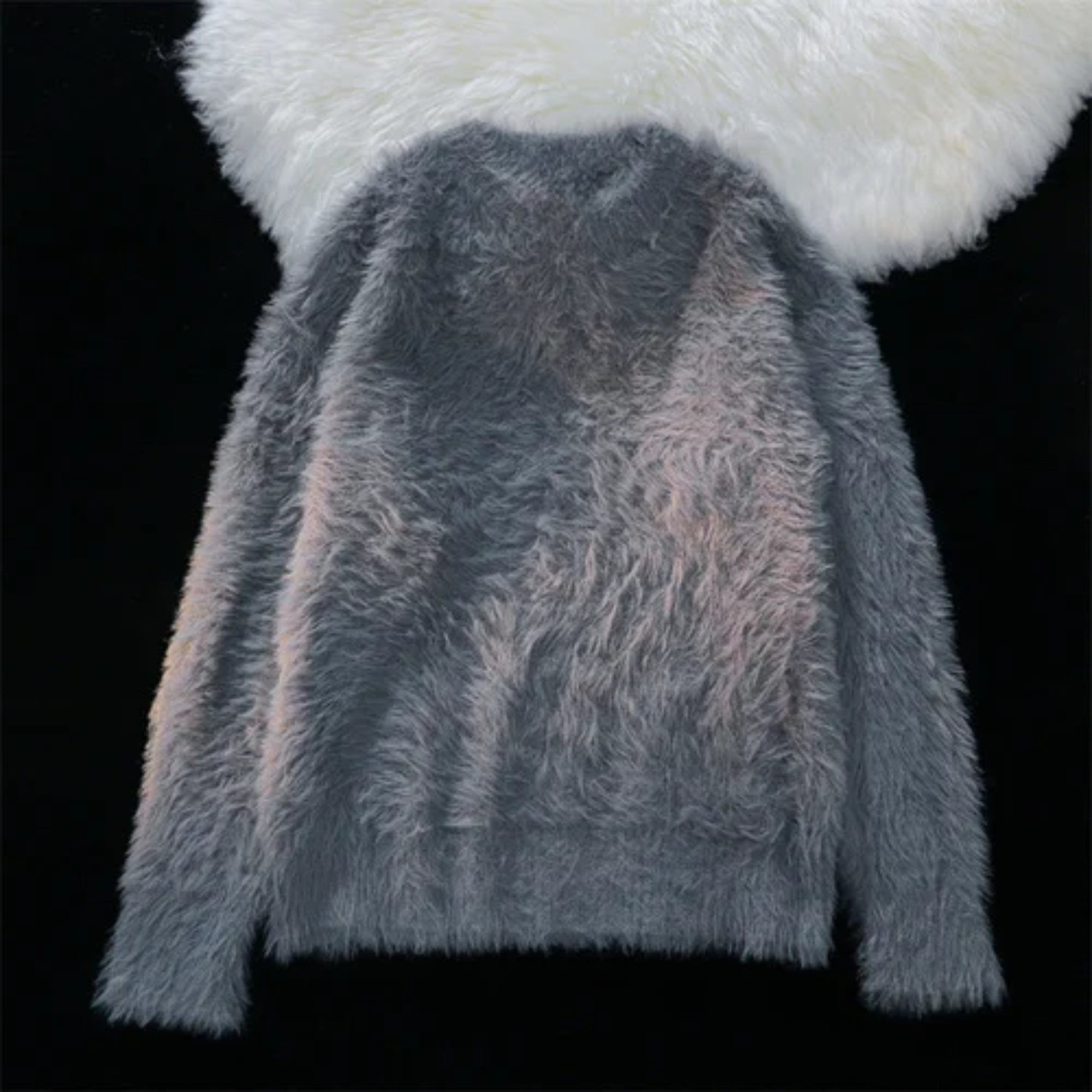 Fur Loose Knit Sweater