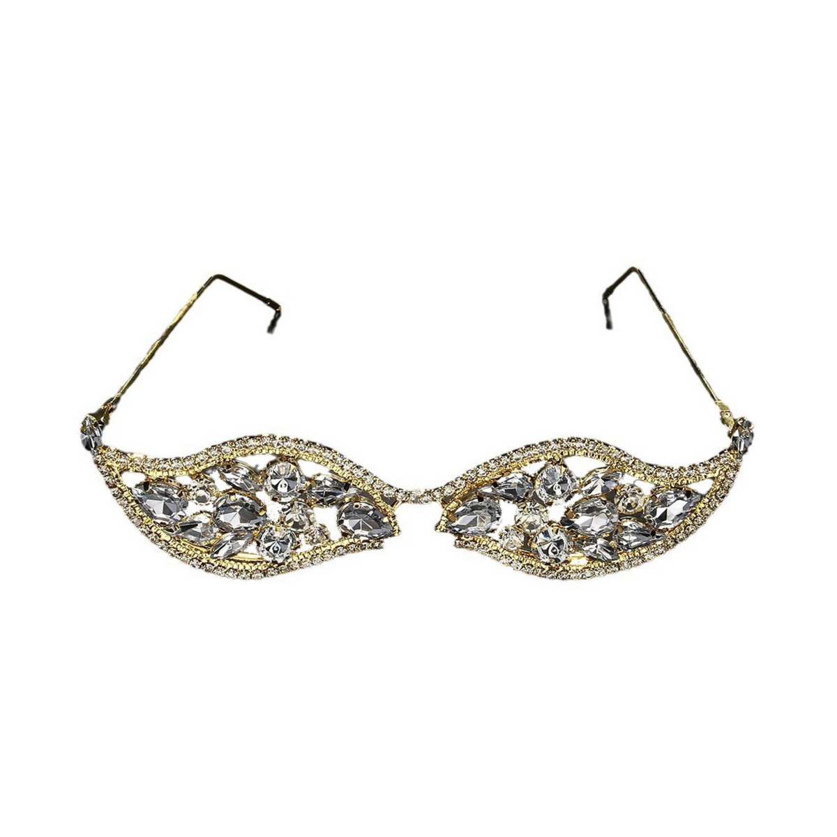 Rhinestones Geometric Costume Eyewear