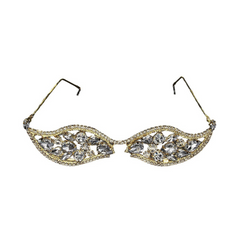 Rhinestones Geometric Costume Eyewear
