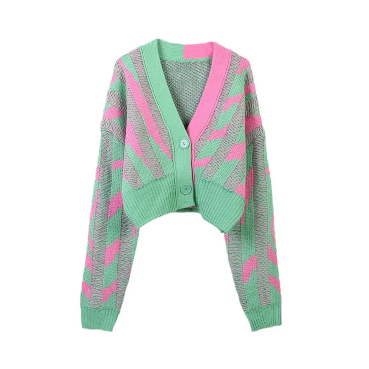 Candy Stripes Knitted Cardigan