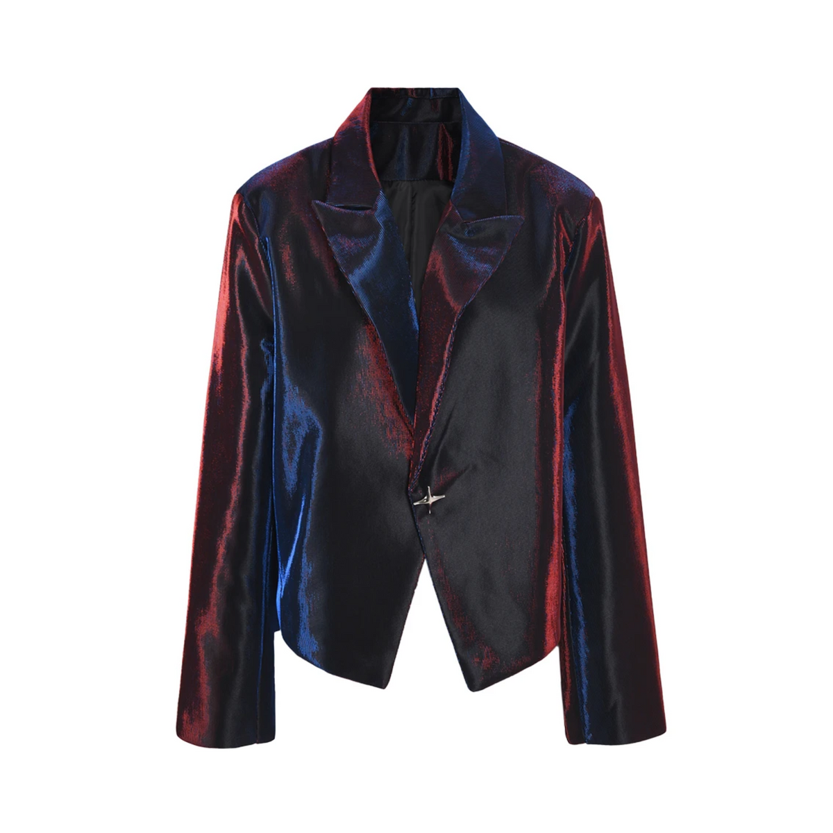 Glam Iridescence Short Blazer