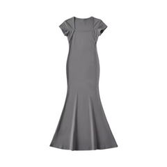 Square Collar Fishtail Dress