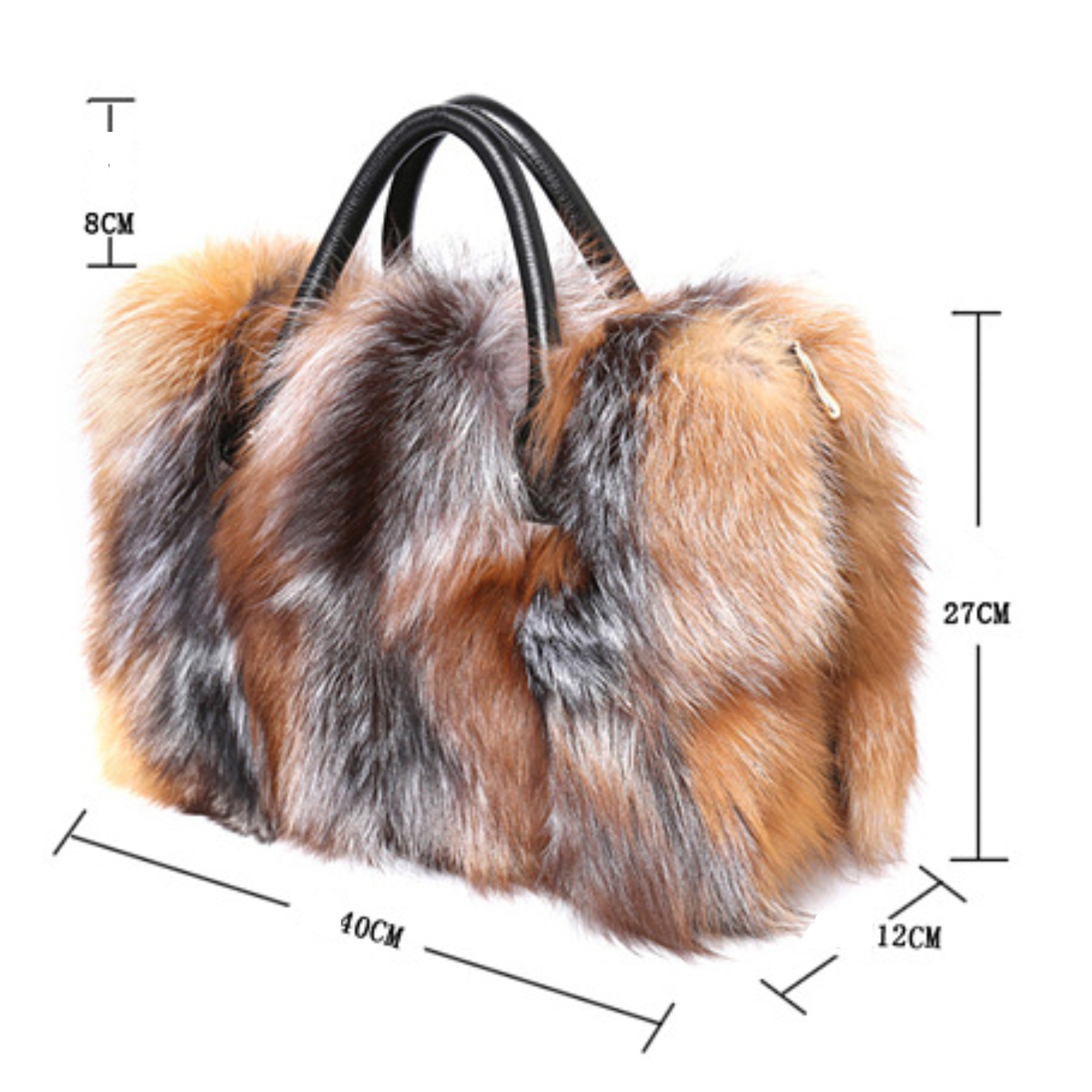 Genuine Fur Leather Bag