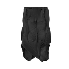 Pleated Structured Draped Skirt