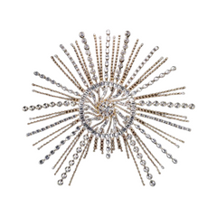 Cascading Rhinestones Chains Headpiece