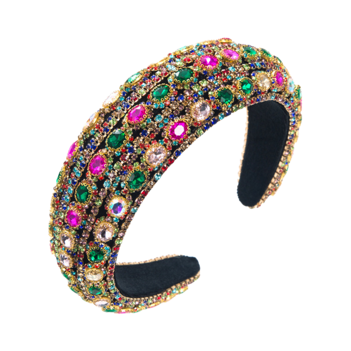 Rhinestones Embellished Wide Headband