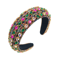Rhinestones Embellished Wide Headband