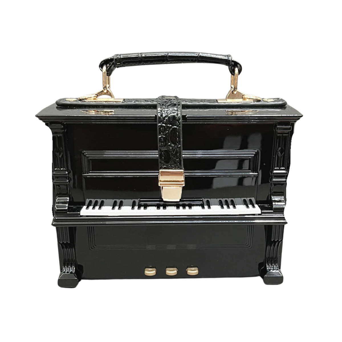 Piano Top Handle Handbag