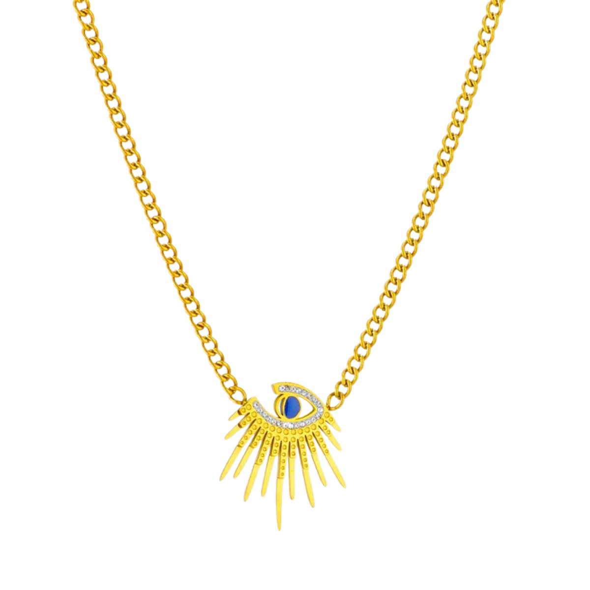 Pre Order:  Blue Eyes Pendant Necklace