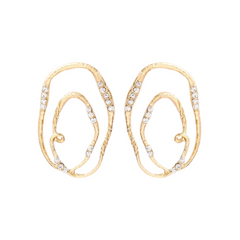 Assorted Design Gold Plated Earrings