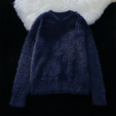 Fur Loose Knit Sweater