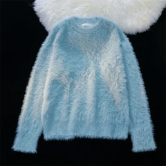 Fur Loose Knit Sweater