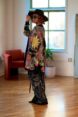 Icons Knitted Mid-Length Cardigan