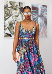 Obiuno Sleeveless Maxi Dress - DMNJ