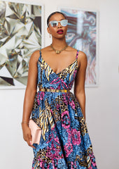 Obiuno Sleeveless Maxi Dress - DMNJ
