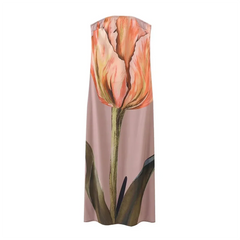 Sexy Floral Tube Maxi Dress