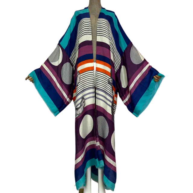 Cozy Loose Cover Up Kimono Cardigan - WINI