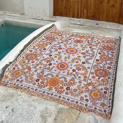 Kawaii Blanket Sofa Cover Cat Strawberry Blanket Knitted Linen Bedspread Sofa Towel Mat Tapestry Christmas For Home Decoration