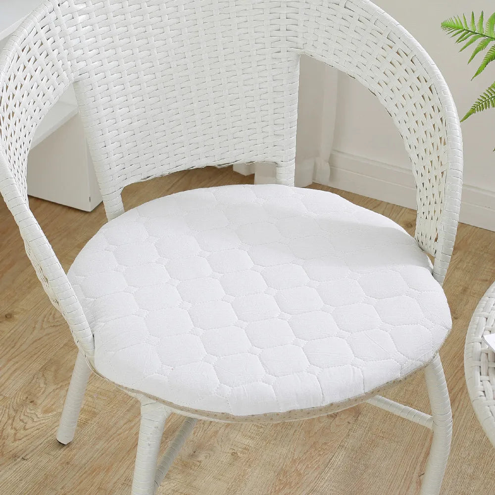 Anti-slip Plaid Thick Car Cushion Cotton Chair Seat Yoga Cushions Meditation Floor Round Pillow  Home Textile All Season