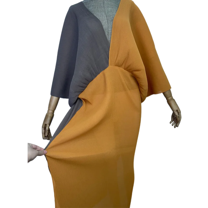 Chic Two tone Kaftan Dress - WINI