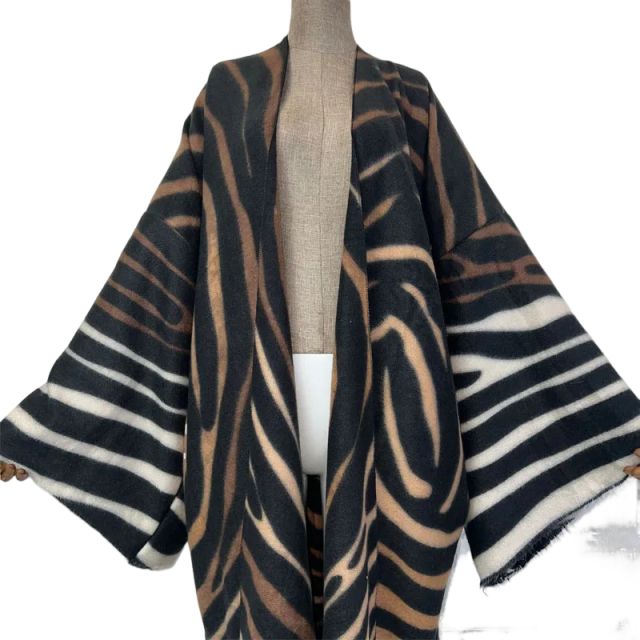 Wavy Stripe Maxi Cardigan - WINI