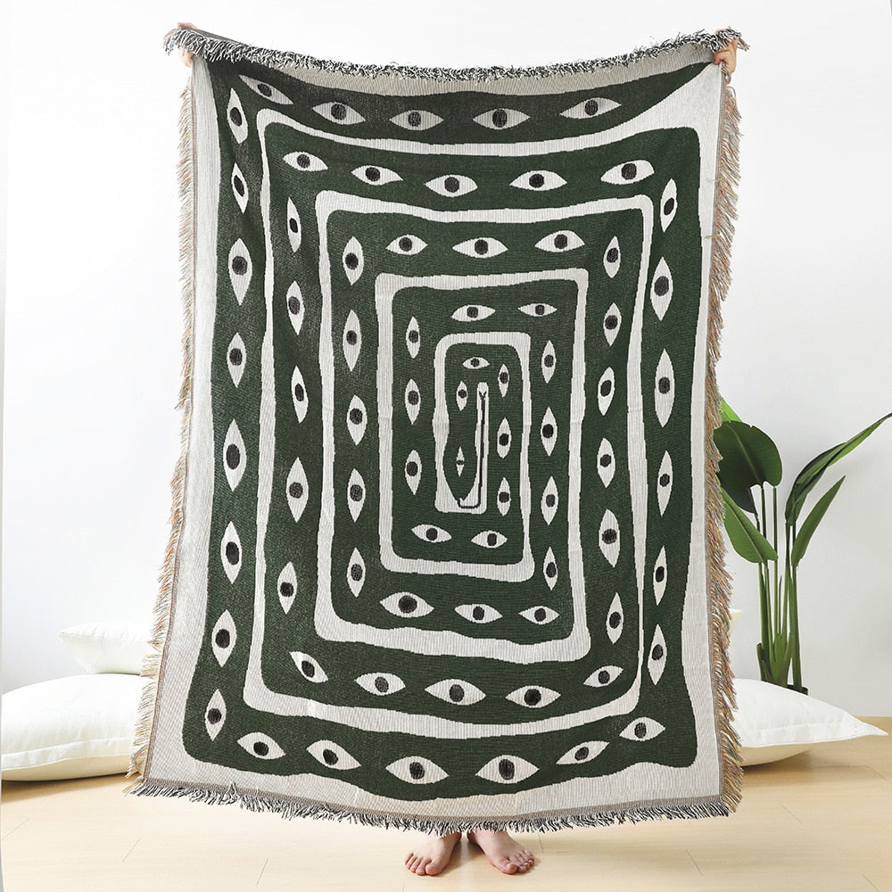 125x160cm Luxury Billiards Blanket Casual Throw Blankets Sofa Cushion Picnic Mats Travel Cloak Ins Style Tapestry Outdoor Carpet
