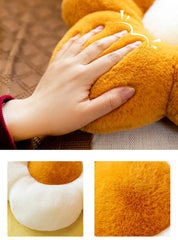 Cartoon Sunflower Small Kids Seat Cushion Home Decor Sofa Pillow Girl Plush Soft Little Cushion Bay Window Cojin Lumbar