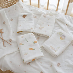 Newborn Baby Swaddle Blanket Summer Bamboo Cotton Muslin Swaddle Soft Bedding Thin Receive Blankets Stroller Cover