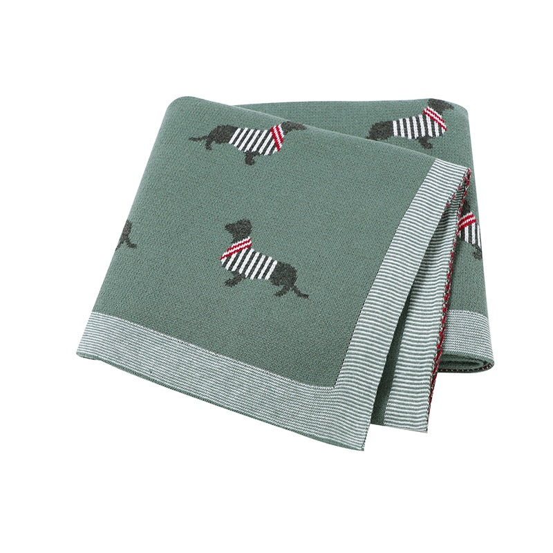 Baby Blankets Newborn Swaddle Wrap 100*80 CM Cotton Knitted Infant Kids Stroller Bedding Quilt Super Soft Children's Accessories