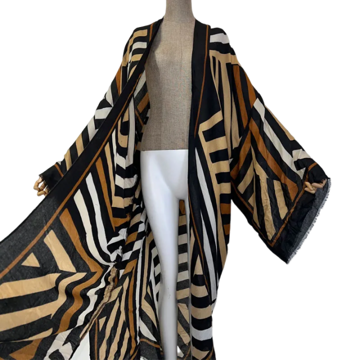 Chic Geometric Kimono Cardigan - WINI