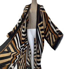 Chic Geometric Kimono Cardigan - WINI