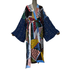 Chic Abstract Kimono Cardigan - WINI