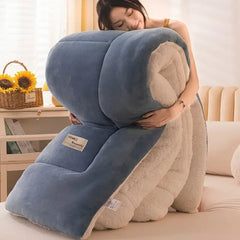 New Silk Cotton Quilt Winter Quilt and Cotton Quilt Are Thickened To Keep Warm Winter Single and Double Duvet with Plush Core