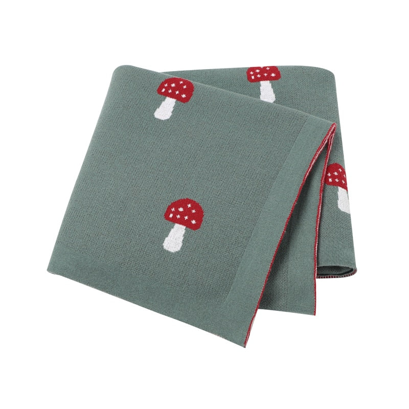 Baby Blankets Newborn Swaddle Wrap 100*80 CM Cotton Knitted Infant Kids Stroller Bedding Quilt Super Soft Children's Accessories