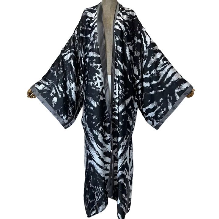 Stylish Leopard Print Kimono Cardigan - WINI