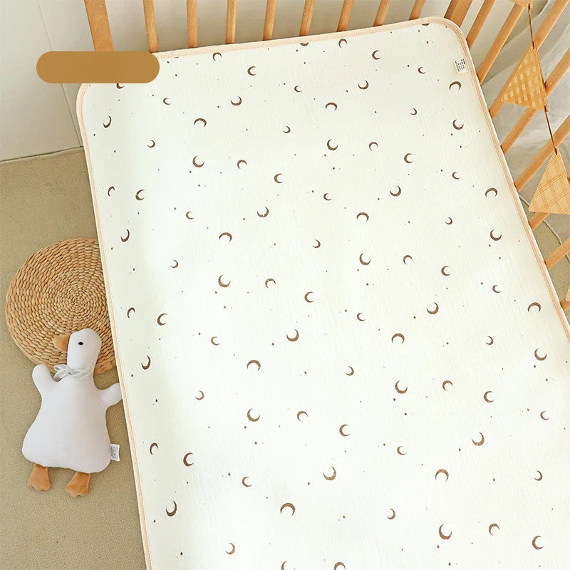 Cotton Baby Diaper Changing Mat Washable Large Size Diaper Changing Pad Covers Waterproof Children's Bed Sheet Bedding Items