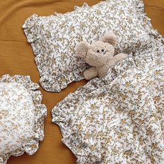 Baby Pillowcase Floral Print Cotton Muslin Newborn Pillow Case Pillow Cover for Baby 30x50cm 48x74cm